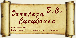 Doroteja Čučuković vizit kartica